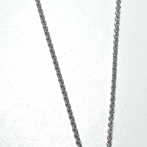 Sterling Silver and Diamond Graduated Circles Pendant Necklace - Picture 7 of 8